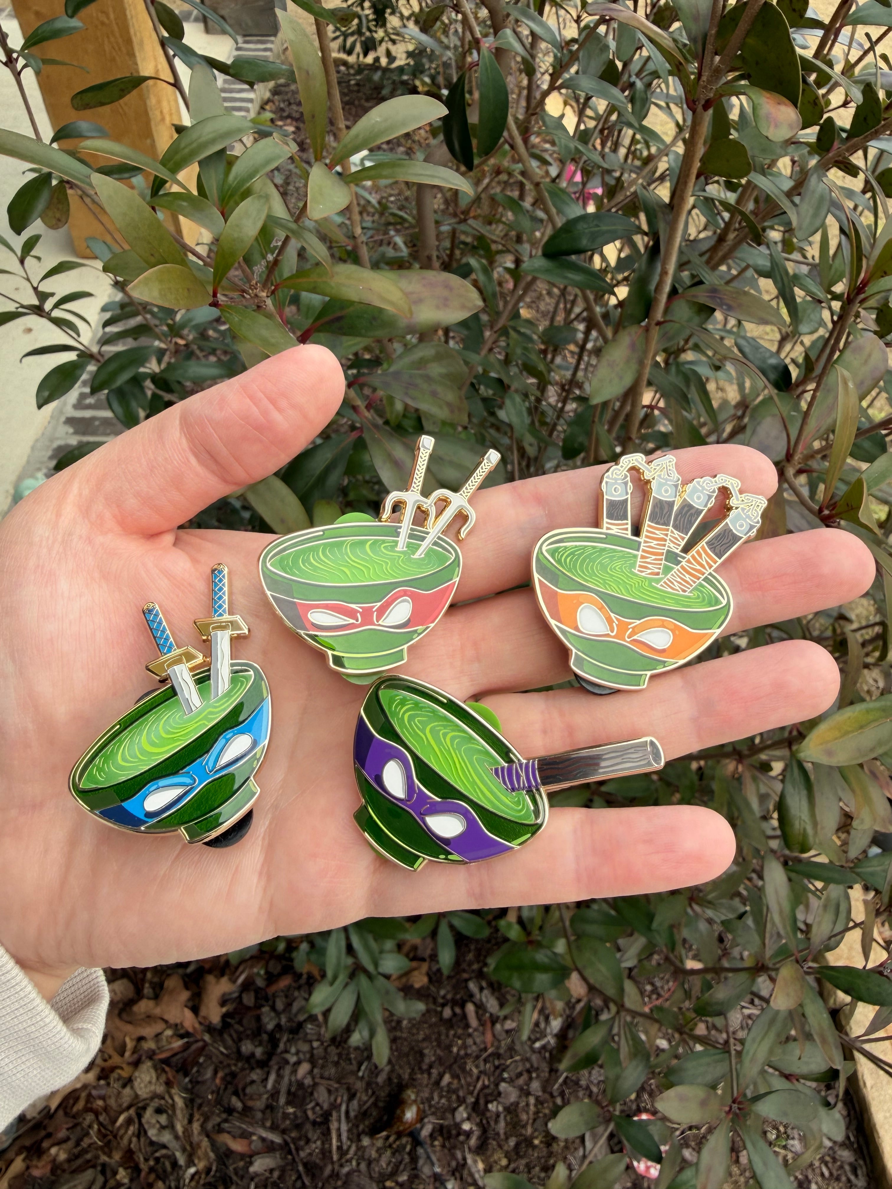 Turtle Soup TMNT pin set