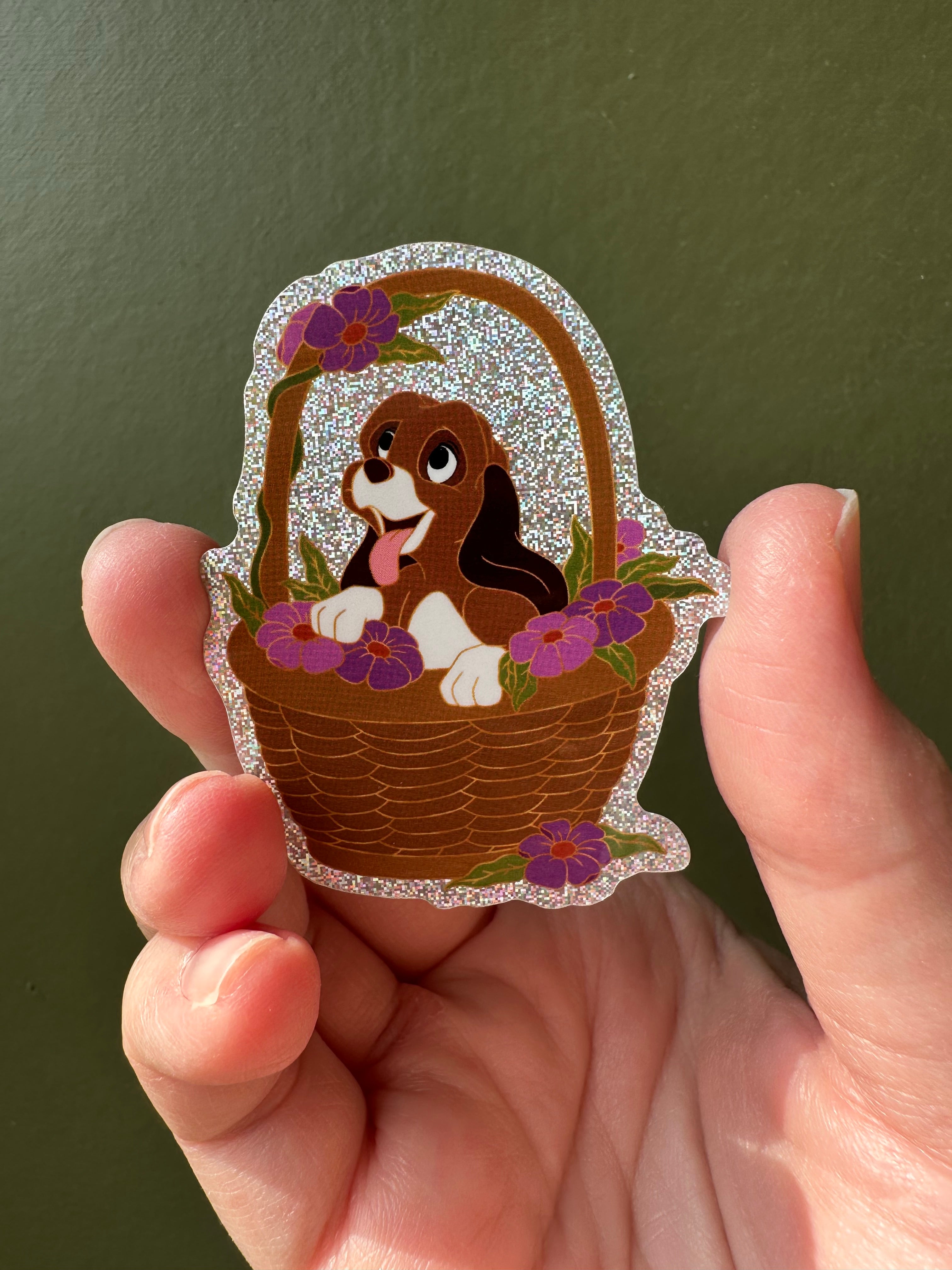 Copper Basket baby sticker