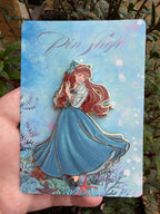 Ariel Blue Dress Pin