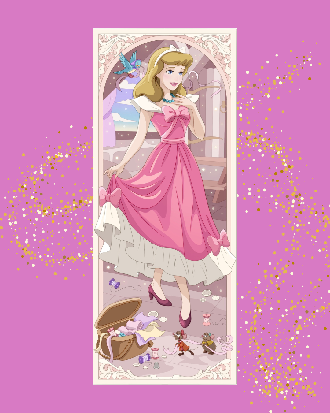 Pastel Dreams Cinderella Pink Dress  Presale