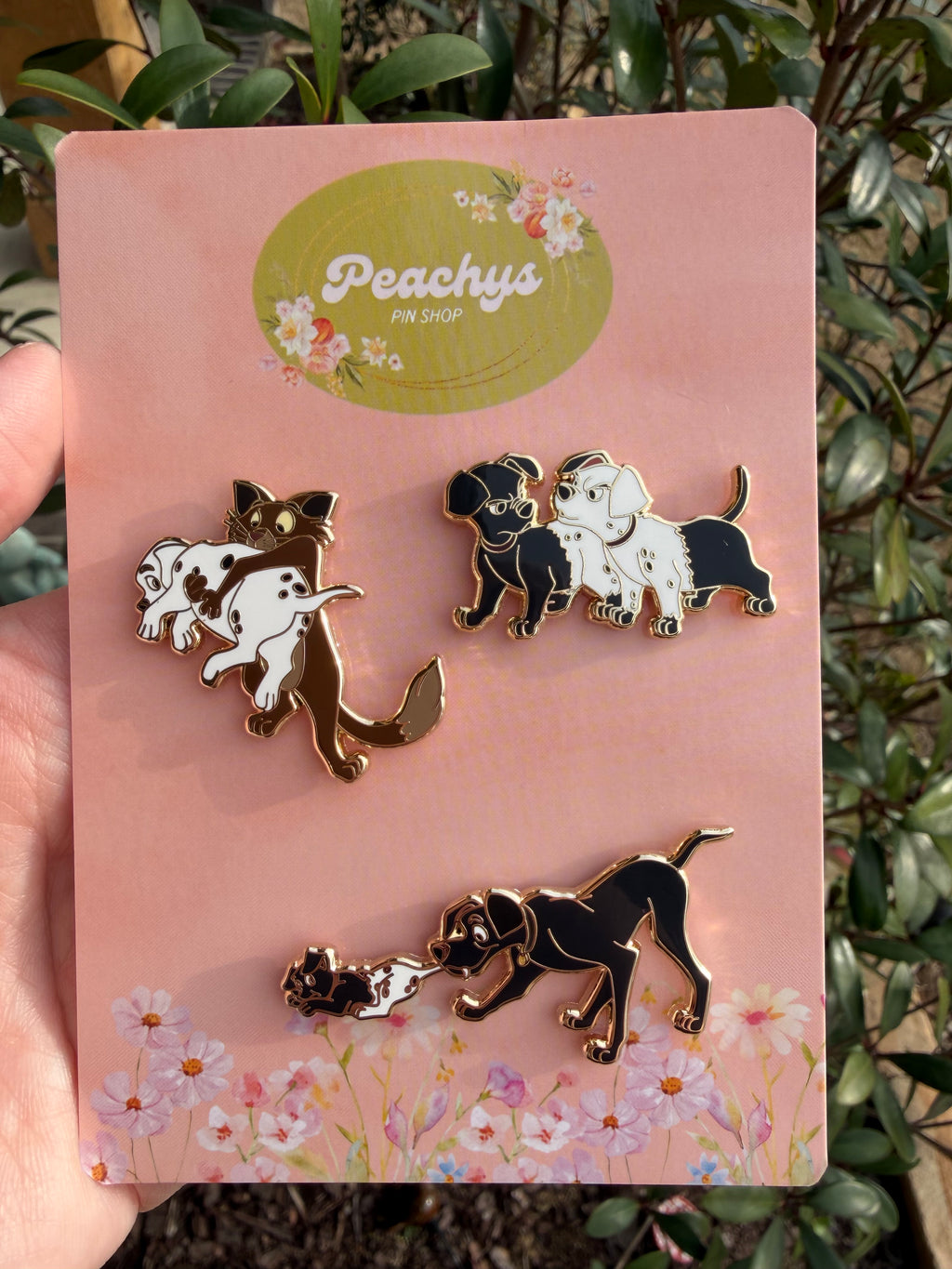Sooty puppies 101 Dalmatians 3 pin set