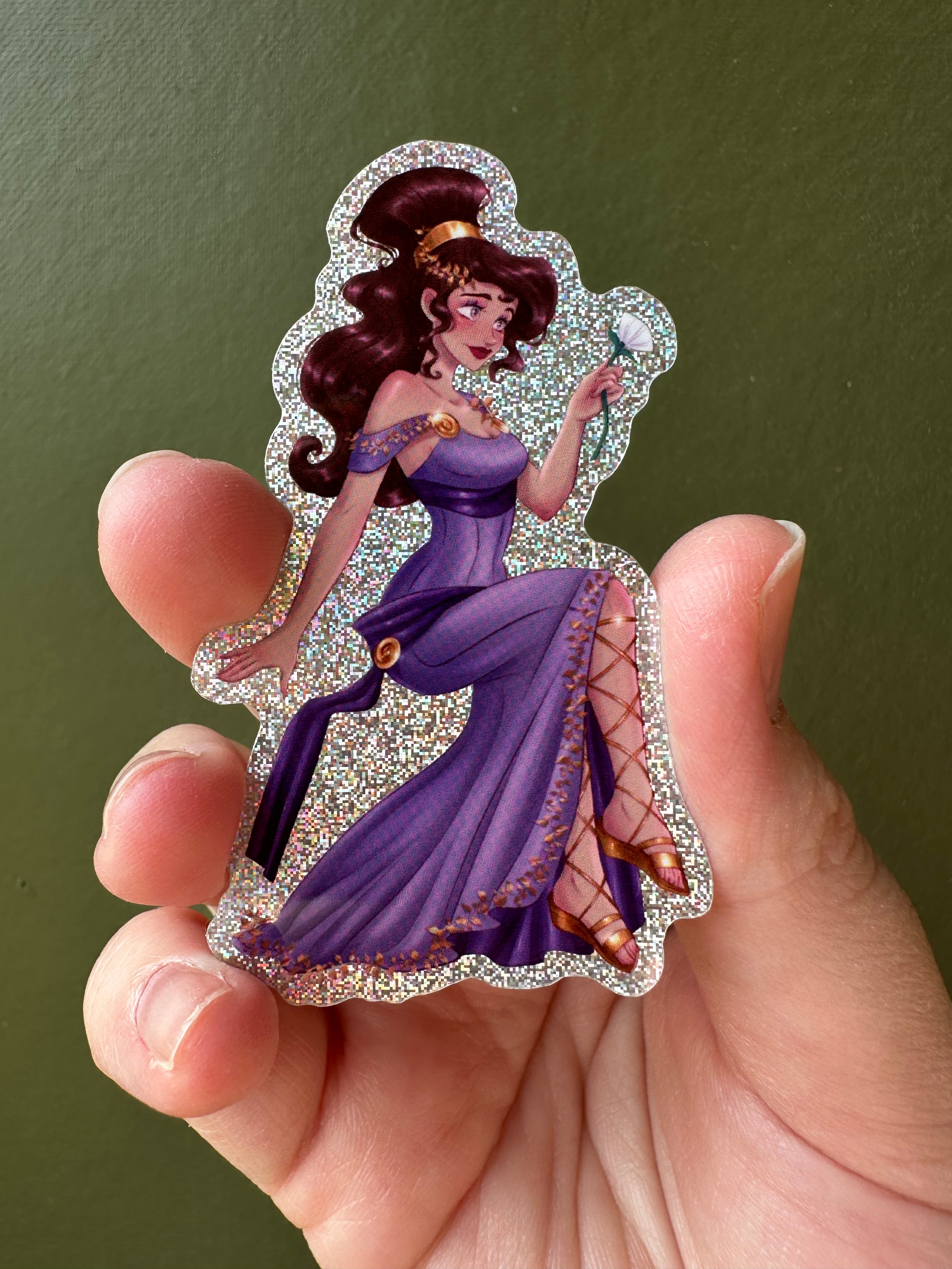 Ethereal Meg purple sticker