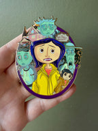 Welcome to the Pink Palace Coraline Pin