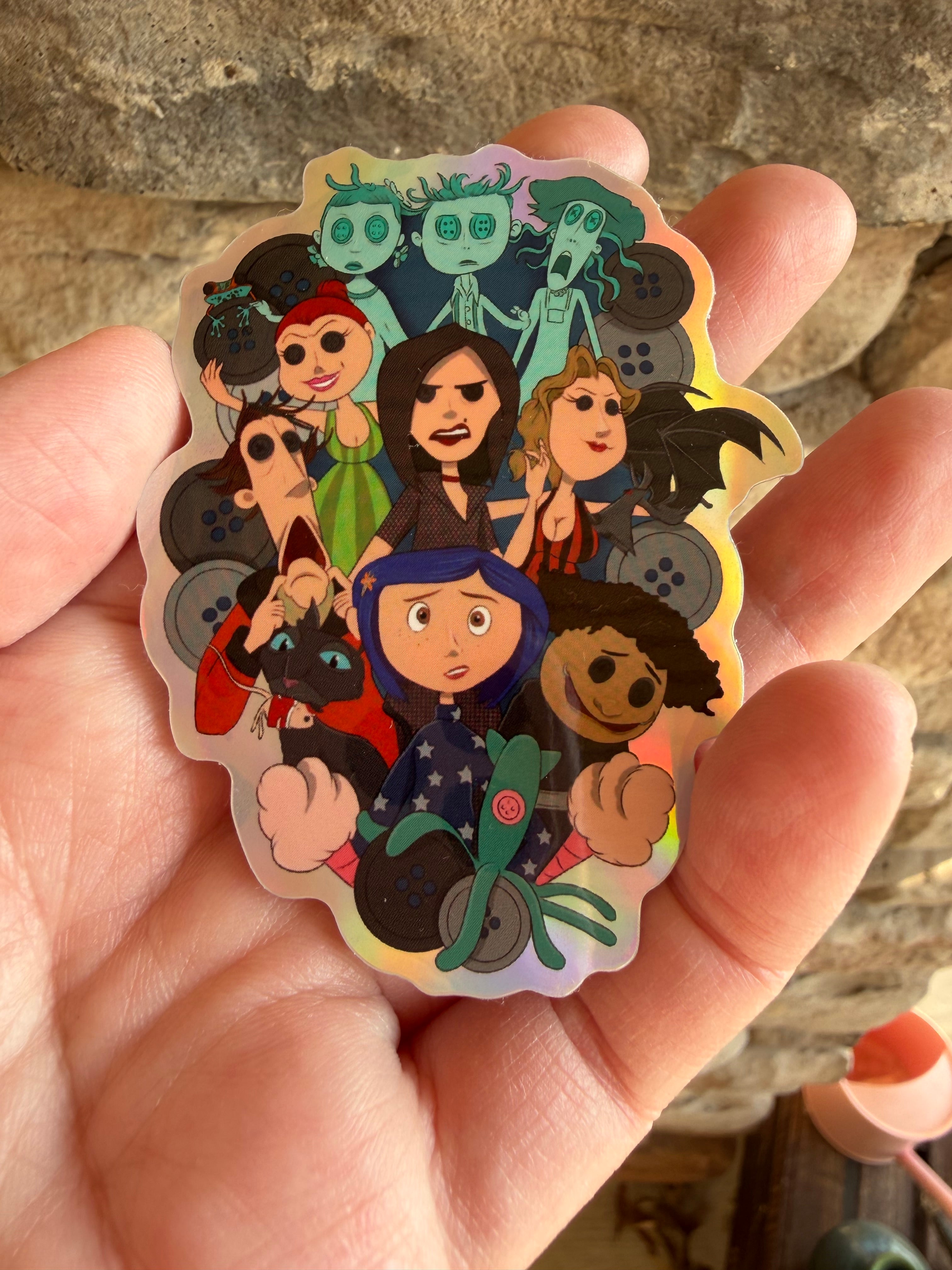 Coraline Cluster Sticker
