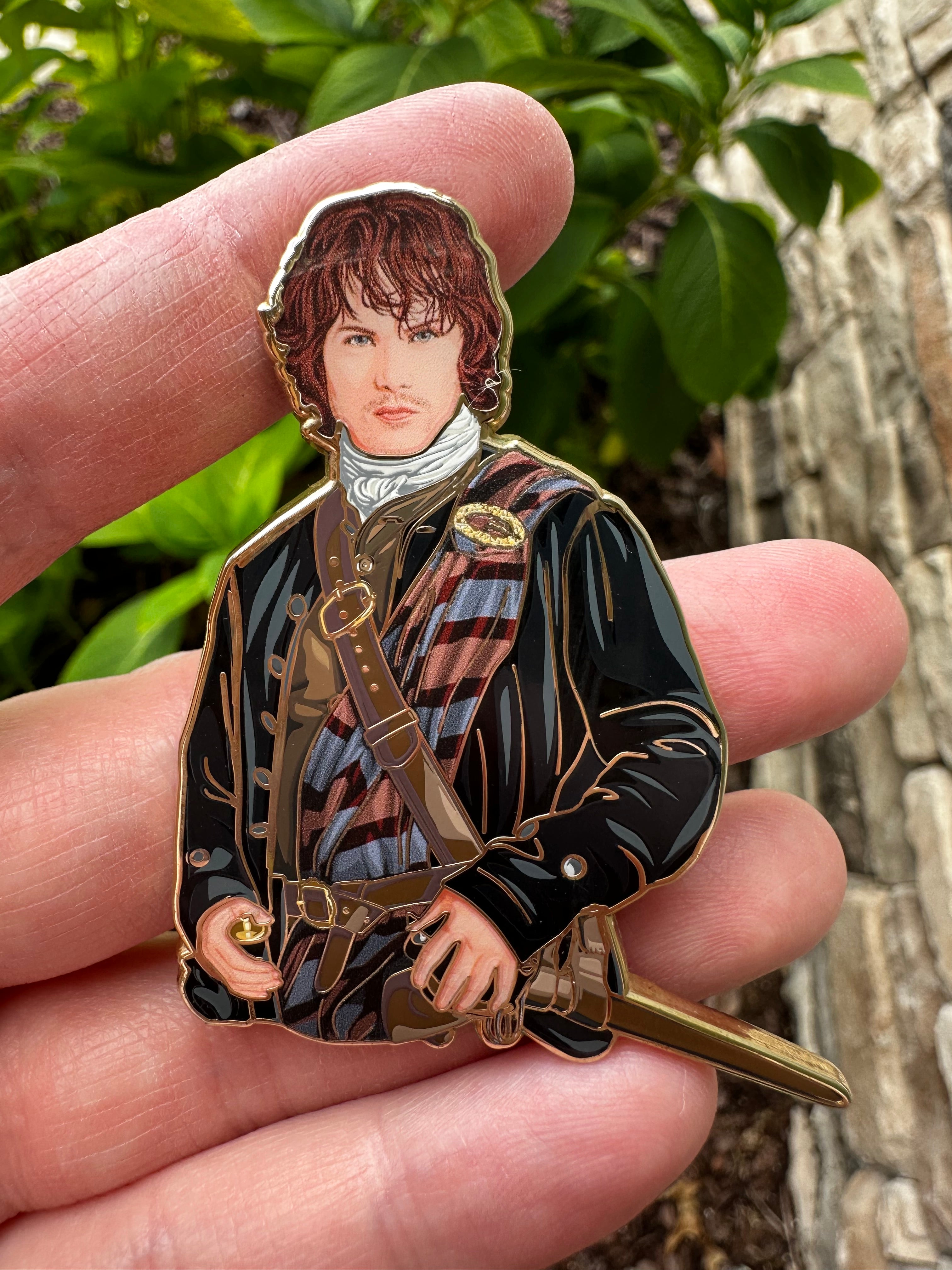 Jaime half body Outlander Pin