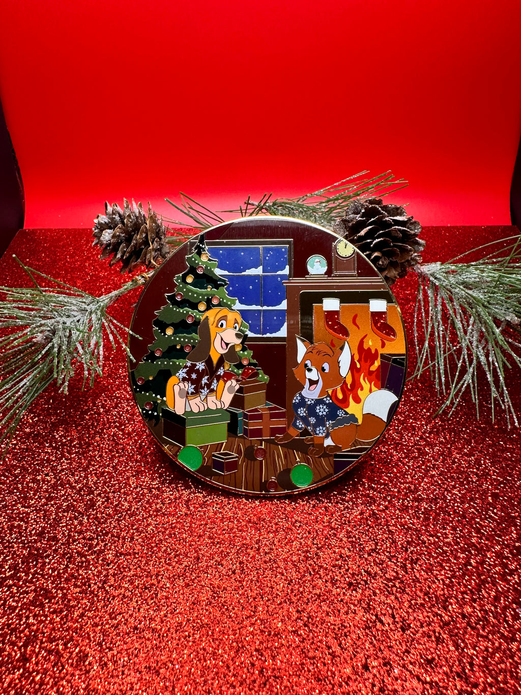 Fox & The Hound Christmas LE 25 A Grade
