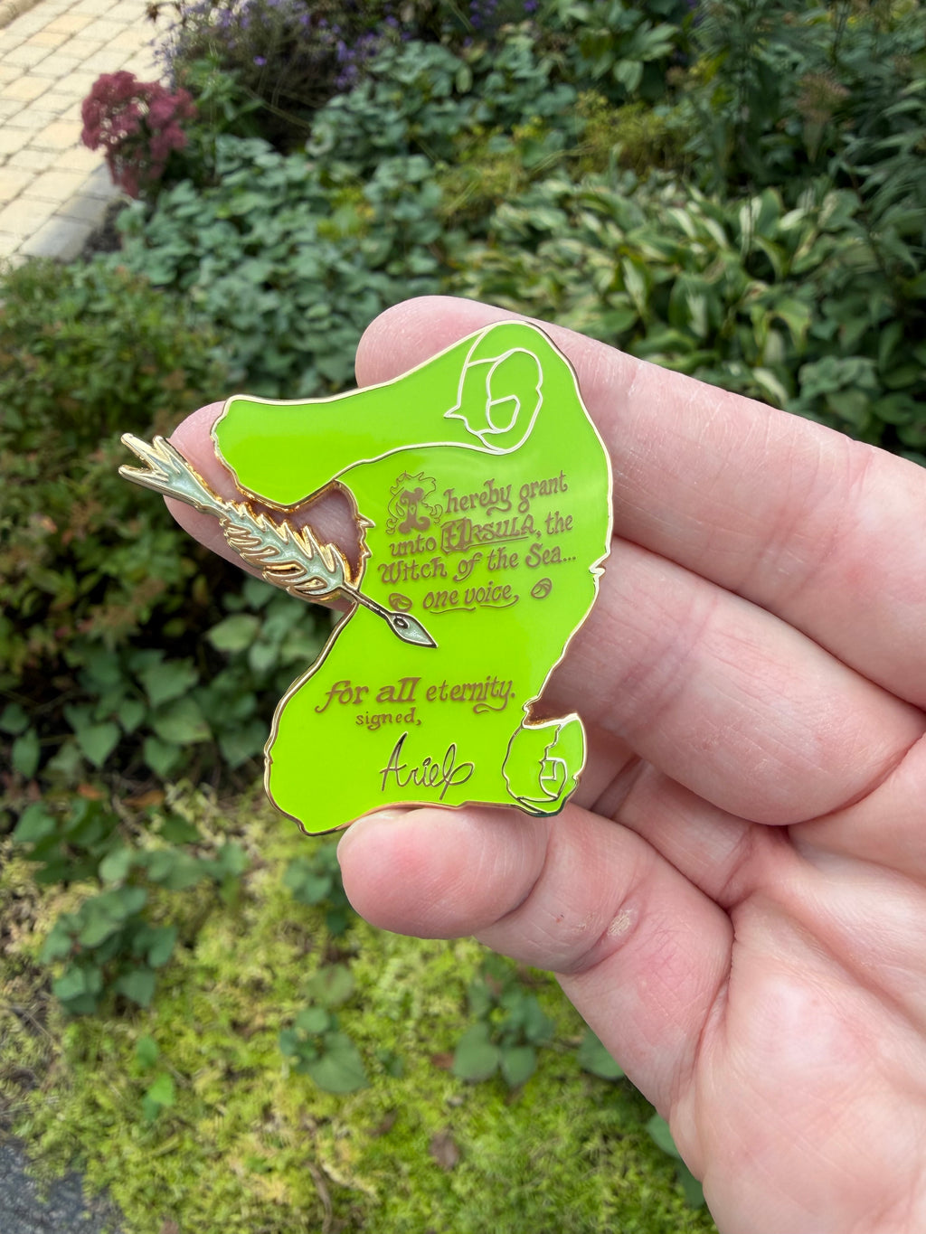 Pivotal Moments cursed mermaid Contract Pin