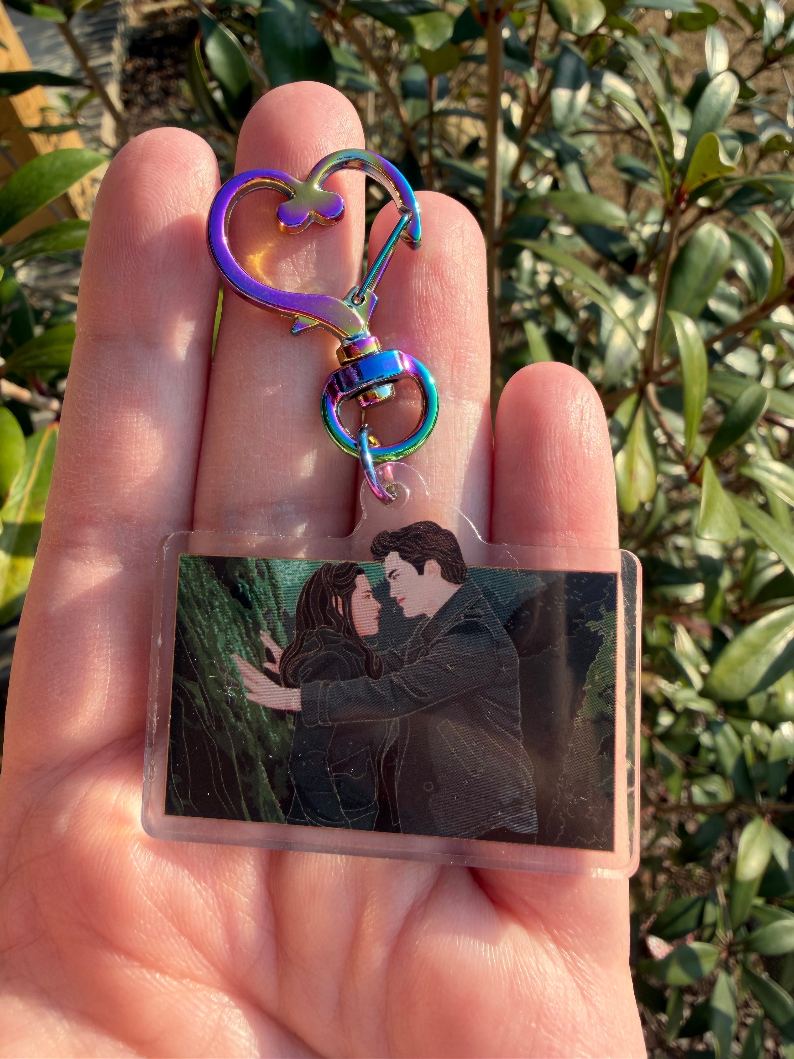 Lion and the lamb twilight keychain