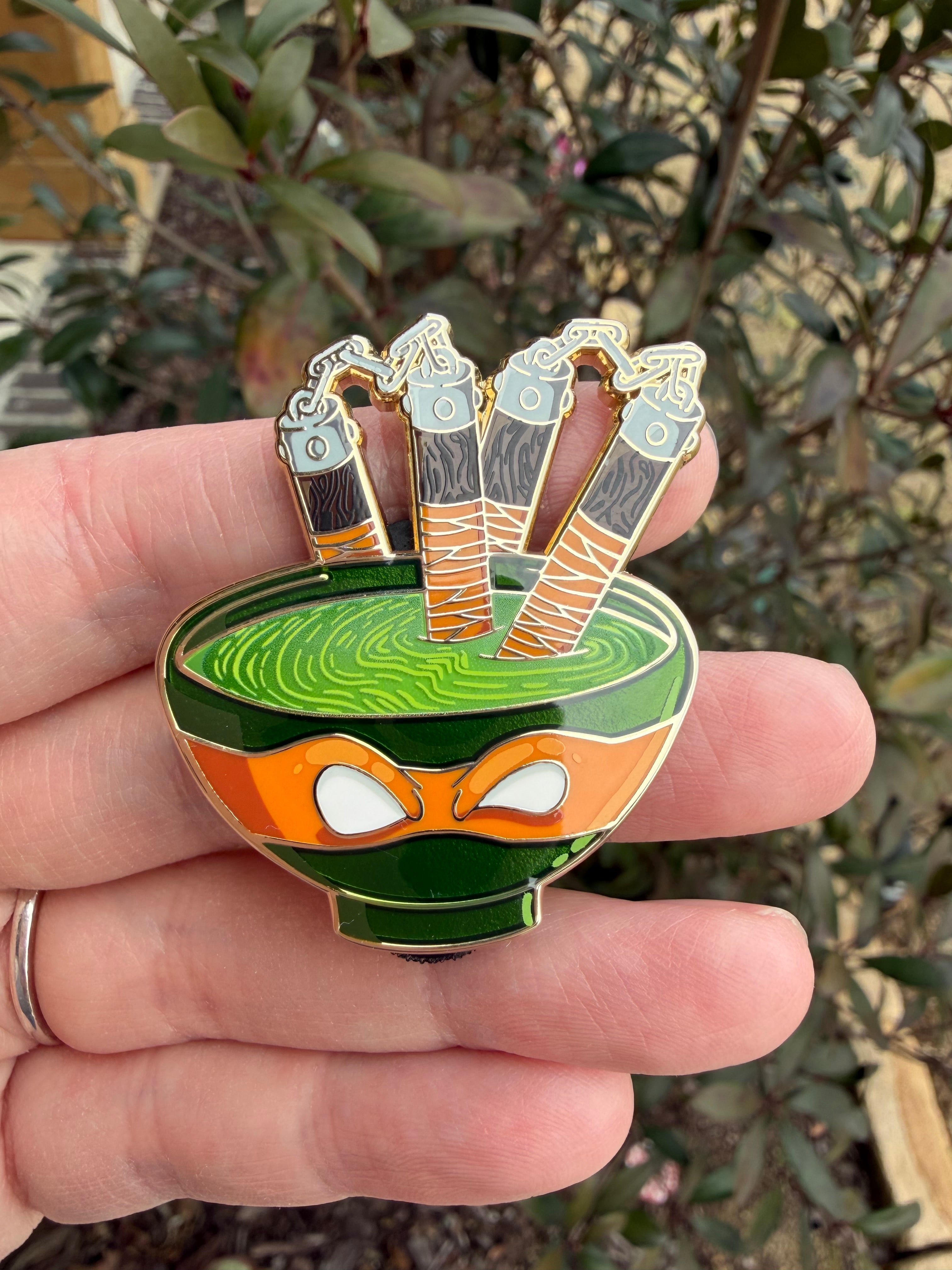 Turtle Soup TMNT pin set