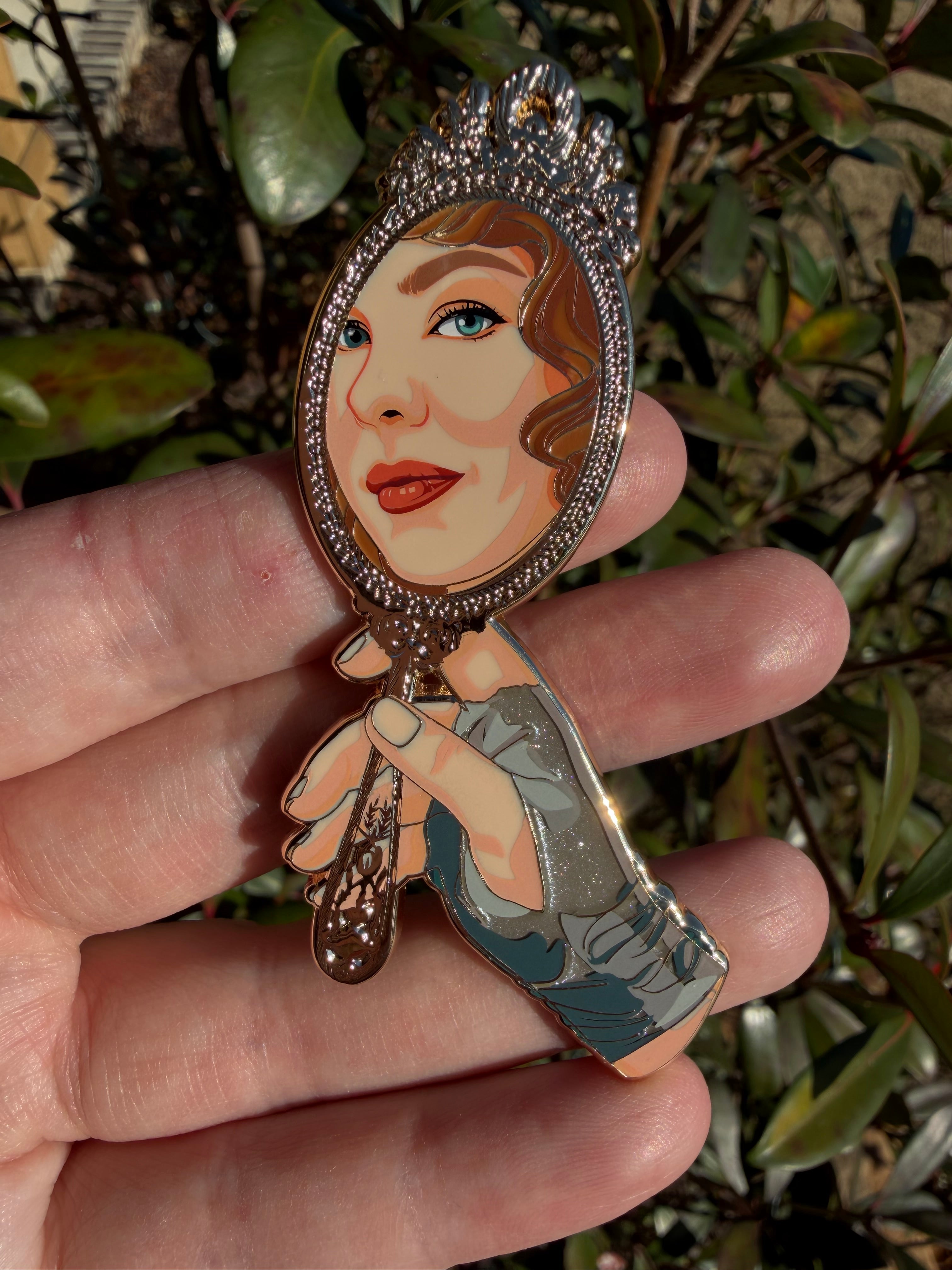 Penelope Mirror bridgerton Pin