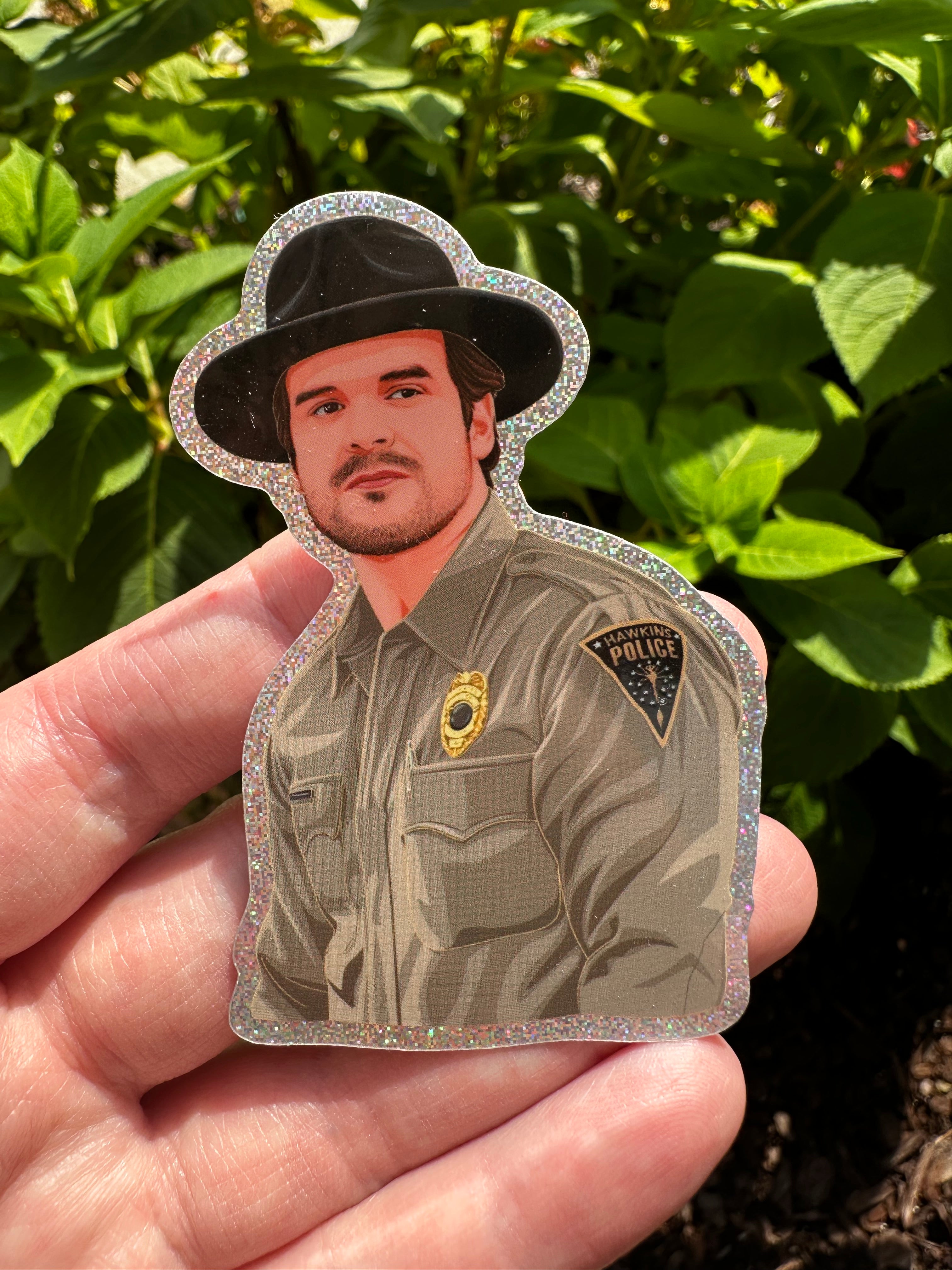 Stranger Things Hopper sticker