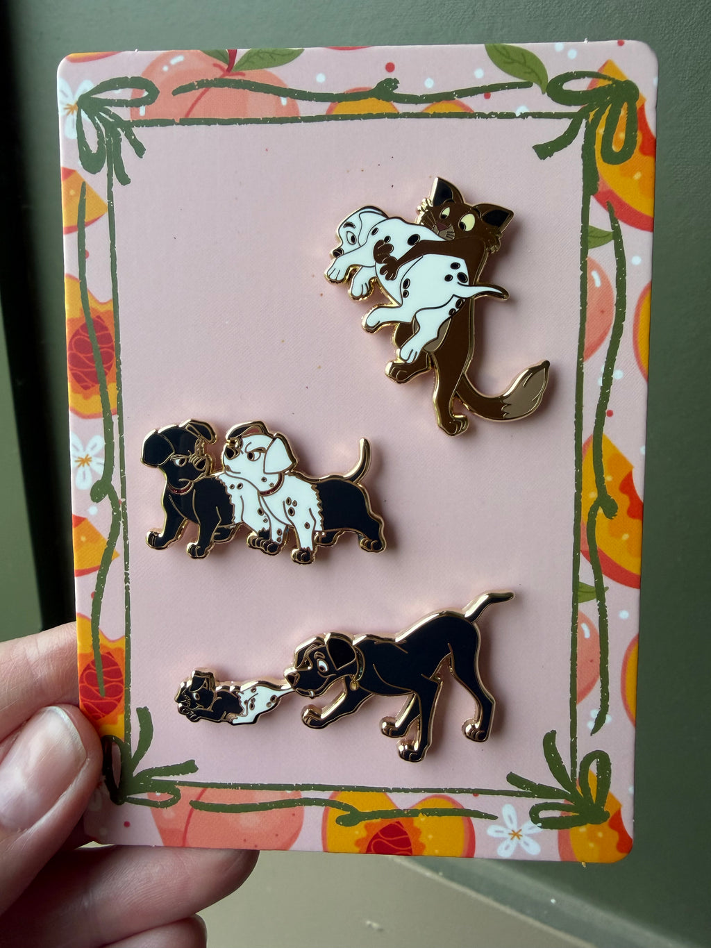 Sooty puppies 101 Dalmatians 3 pin set