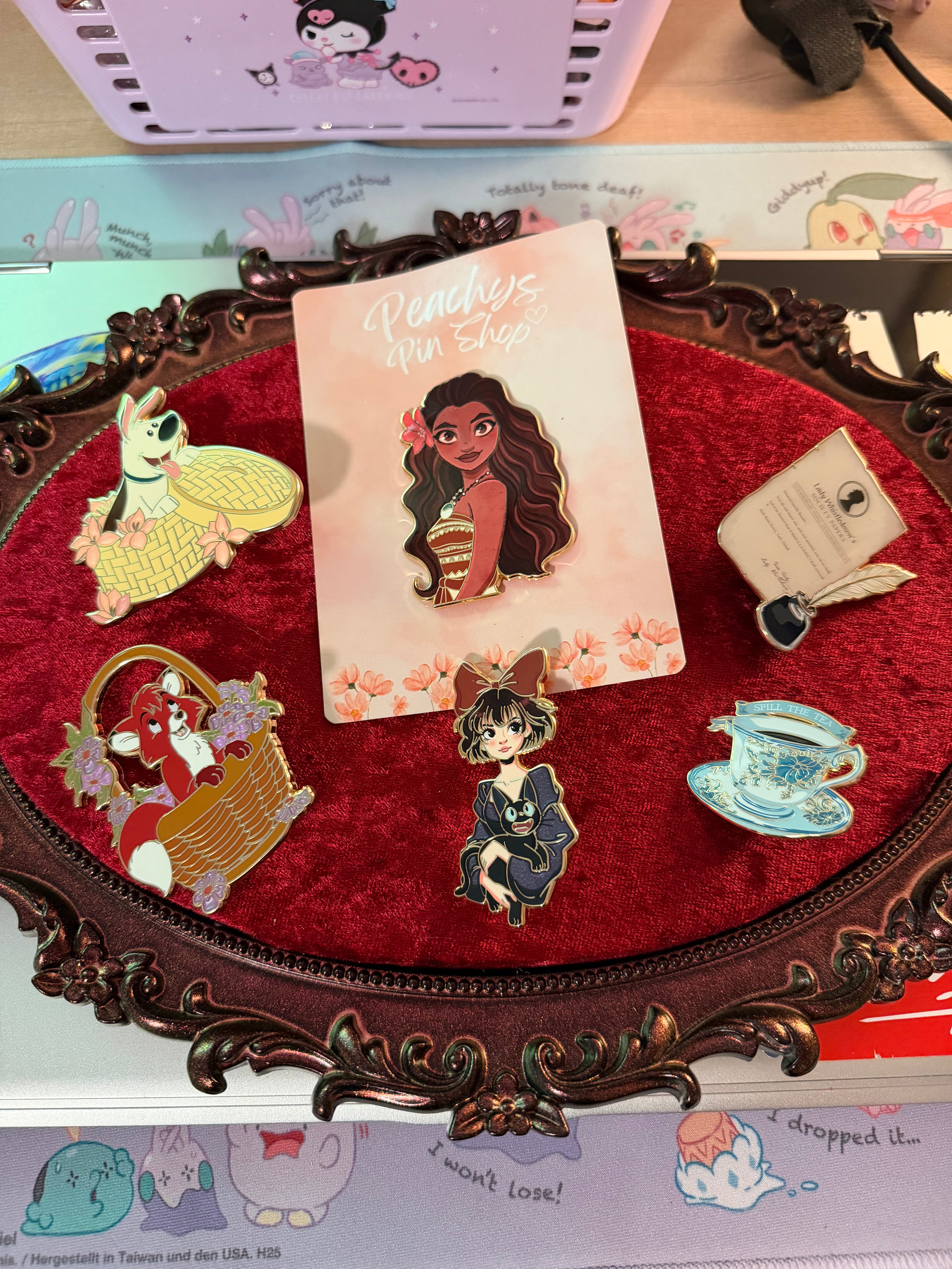 Assorted limited edition pins