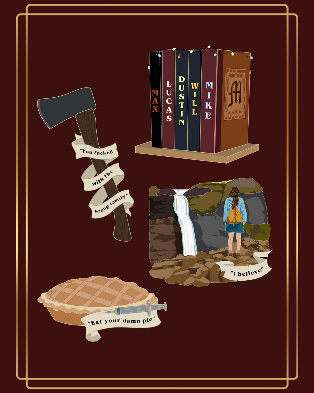 Stranger Things Pin Set/Individuals