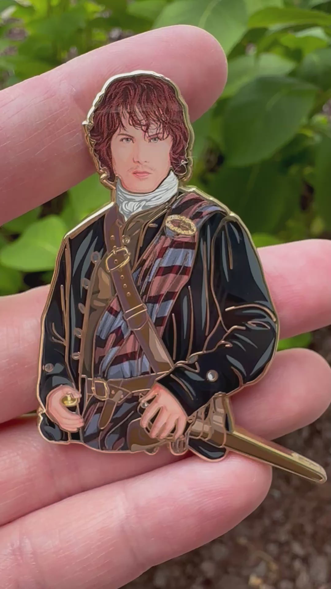 Jaime half body Outlander Pin
