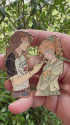 Stranger Things Eddie & Chrissy Pin