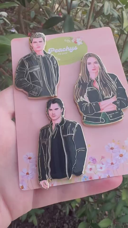 Vampire Diaries Half Body Pins