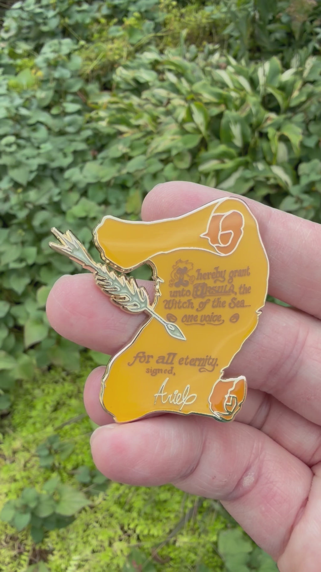 Pivotal Moments cursed mermaid Contract Pin