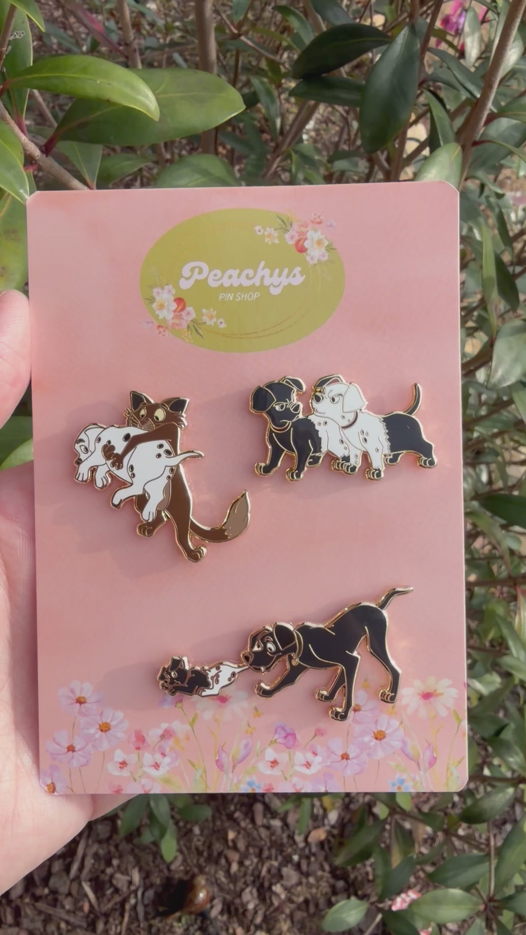 Sooty puppies 101 Dalmatians 3 pin set