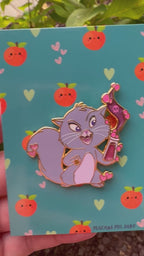 Yzma Cat with potion bottle pin A Grade