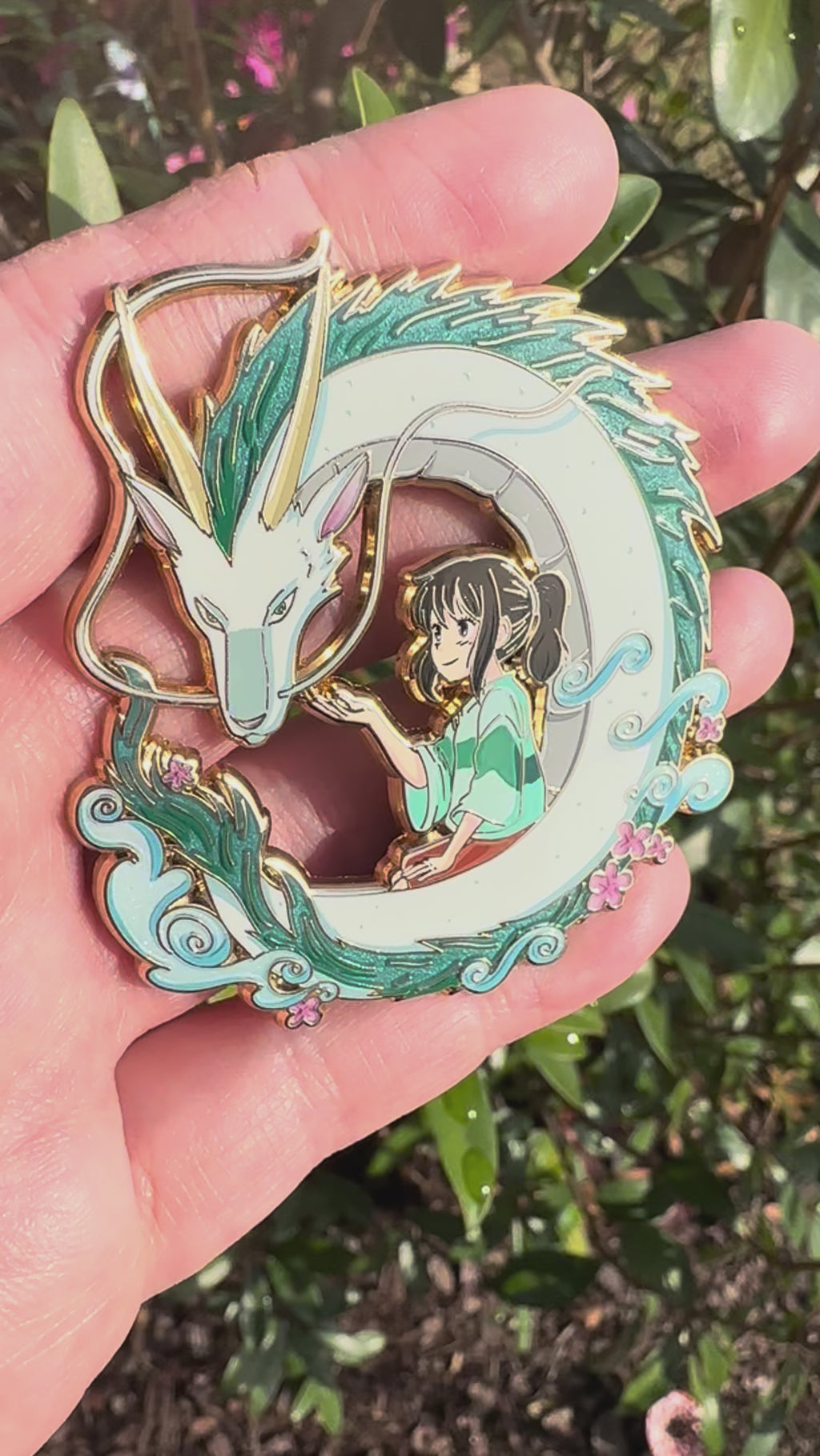 Chihiro & Haku Spirited Away Pin